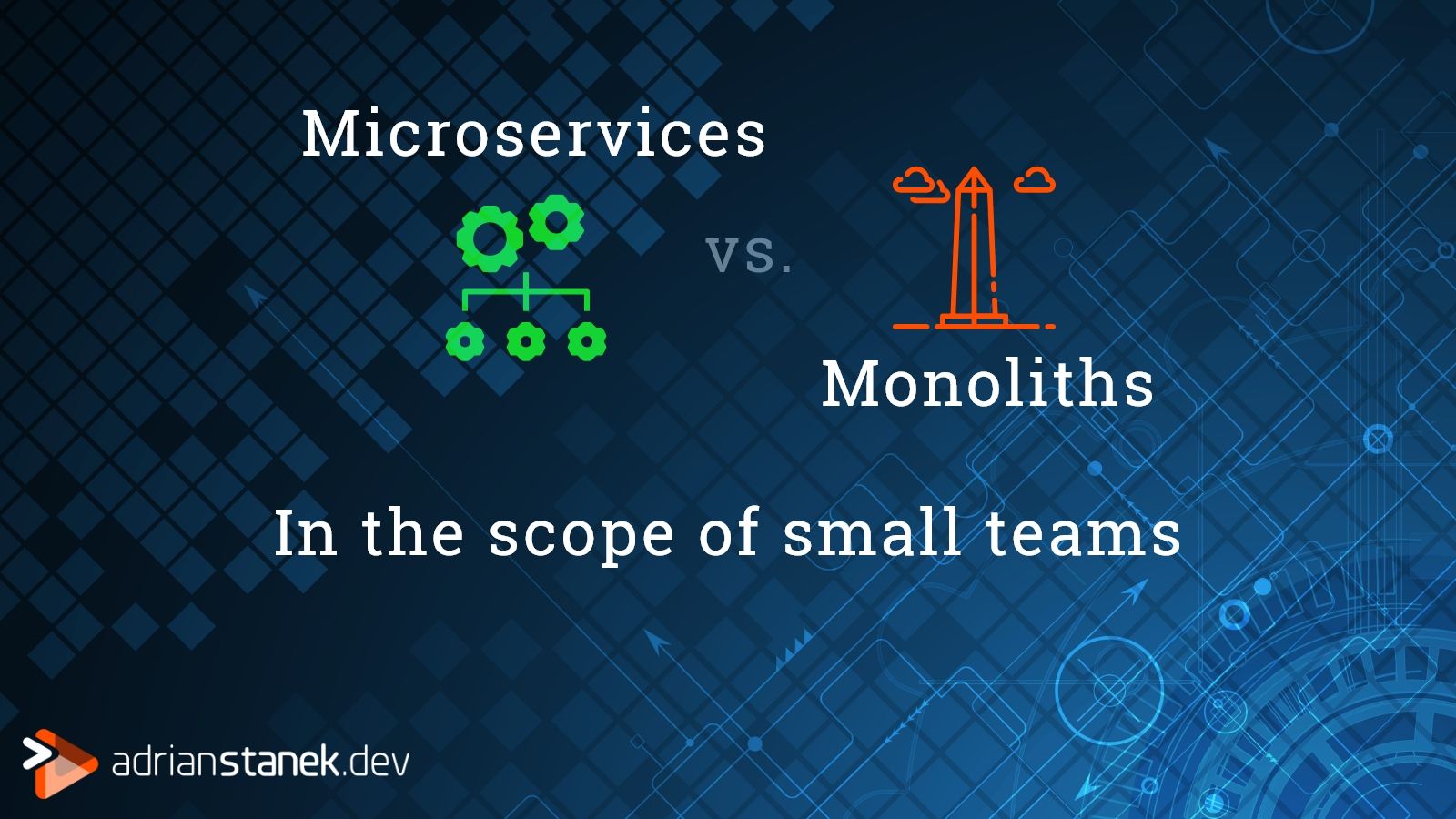 Microservices vs. Monoliths – In the scope of small teams